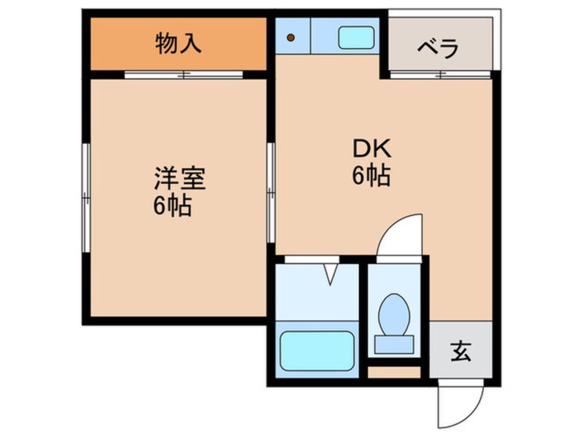 間取図 巣本ハイツ