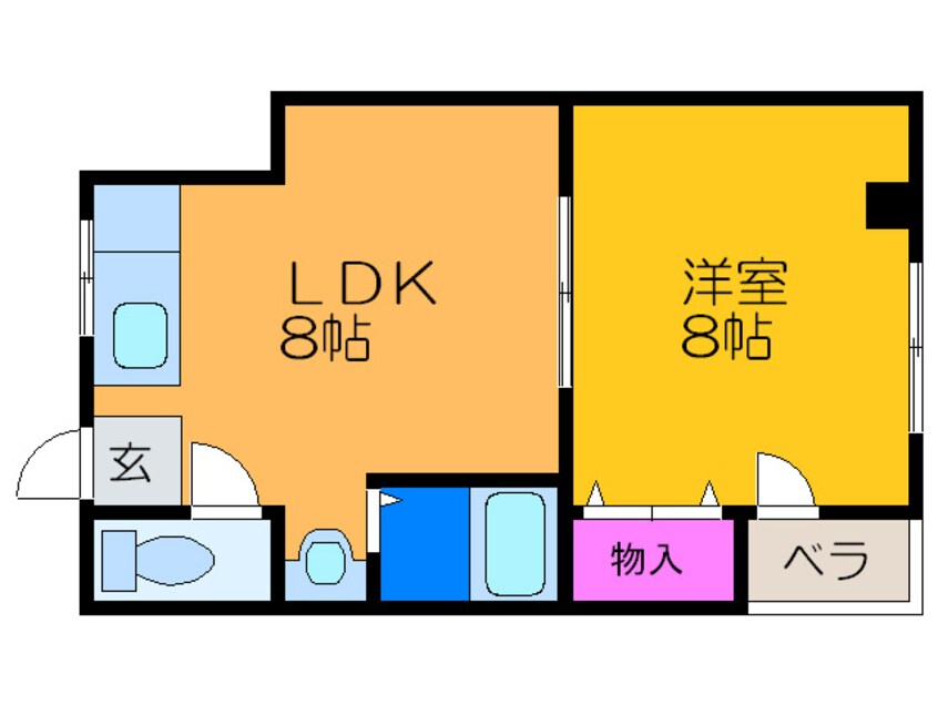 間取図 五代ハイツ