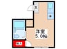 ｼｭﾗｲﾝ玉造 1Rの間取り