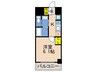 EC神戸元町ⅡRESERVE(404) 1Kの間取り