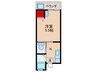 仮)栄町ワンルーム 1Kの間取り