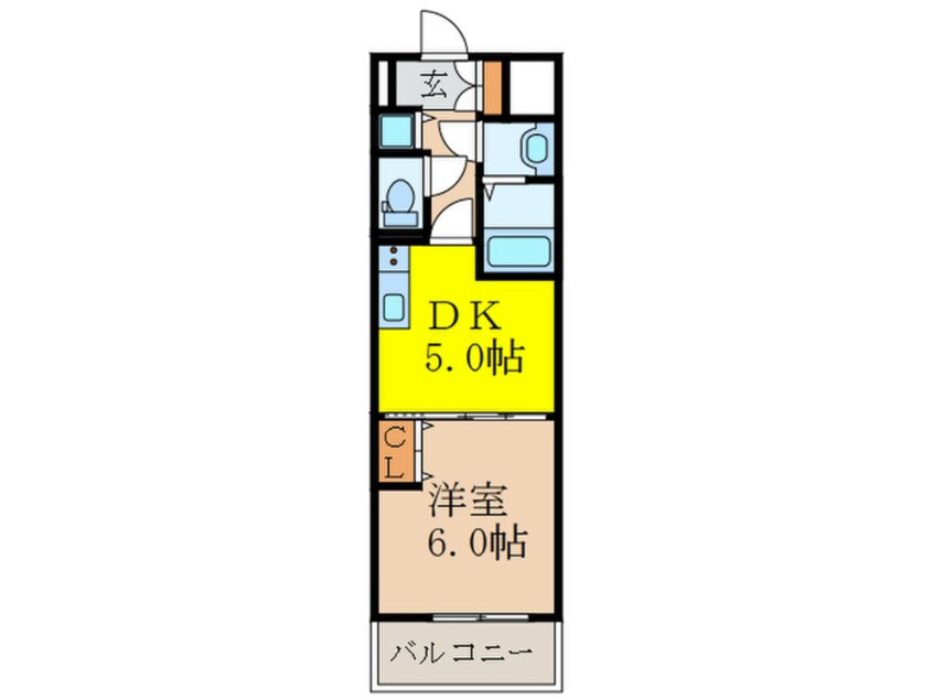 間取図 ノルデンタワー新大阪