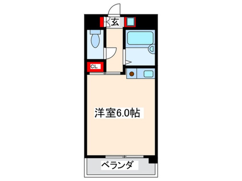 間取図 サンキャドマスMinamｉ・堀江