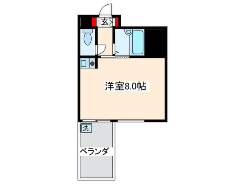 間取図 サンキャドマスMinamｉ・堀江