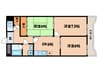 ヴィラ  ５１ 3DKの間取り