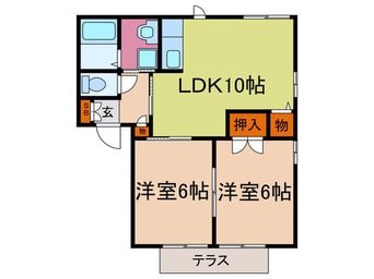 間取図 スリーパブリックA棟