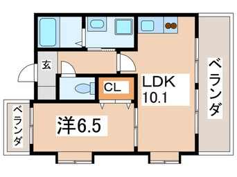 間取図 ラディウス武庫之荘