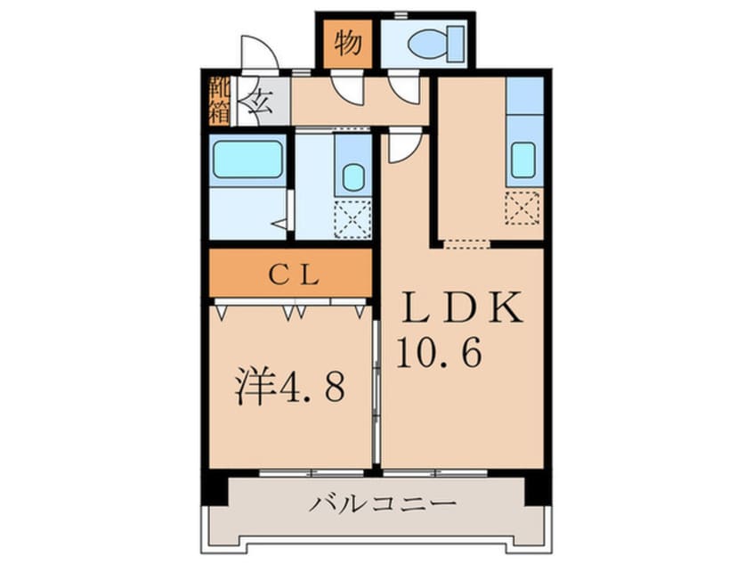 間取図 ラディウス武庫之荘