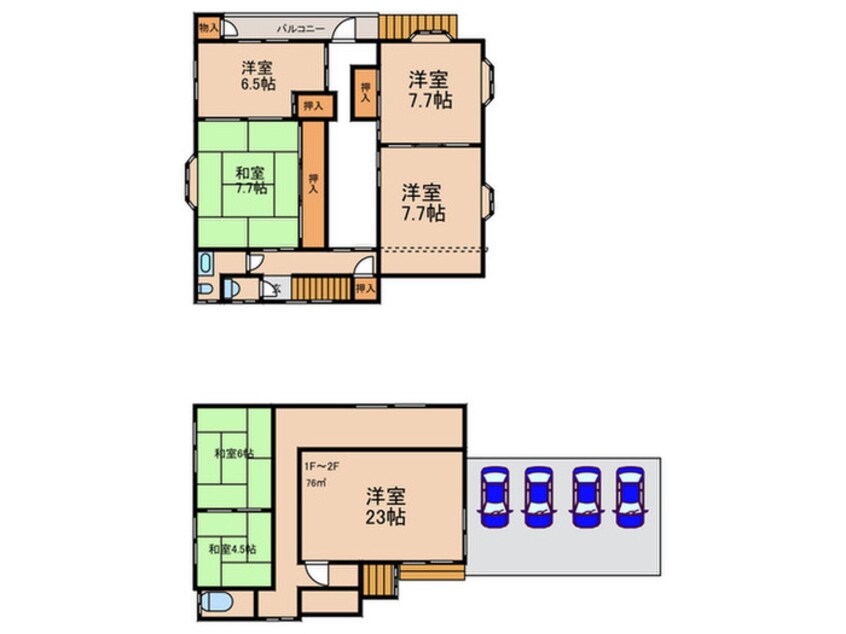 間取図 清和台東店舗