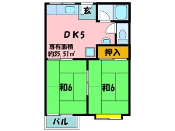 間取図 シャインハイツ豊浦Ｃ棟