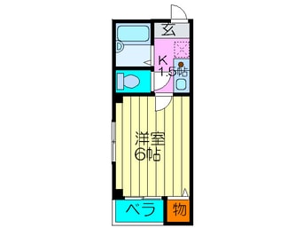 間取図 メゾン・サフィ－ル