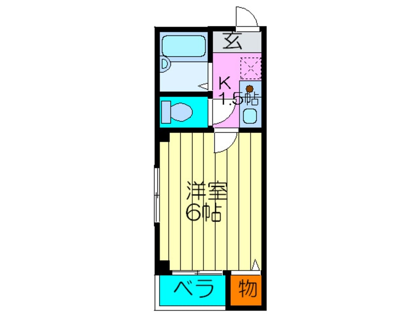 間取図 メゾン・サフィ－ル