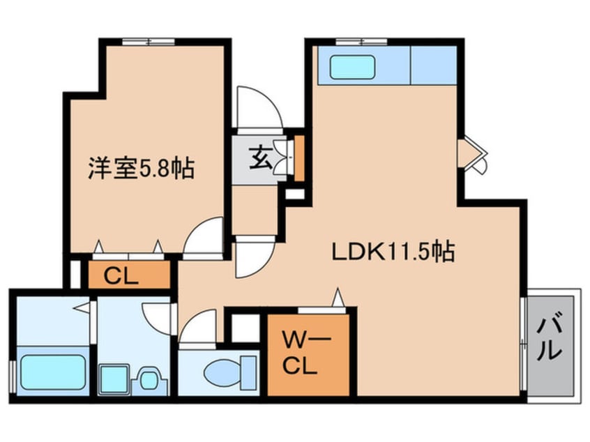 間取図 メイプルホ－ム壱番館