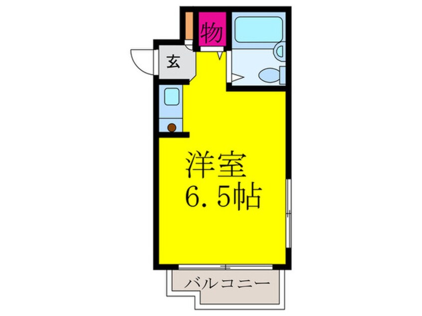 間取図 ベルメゾン豊新Ⅱ