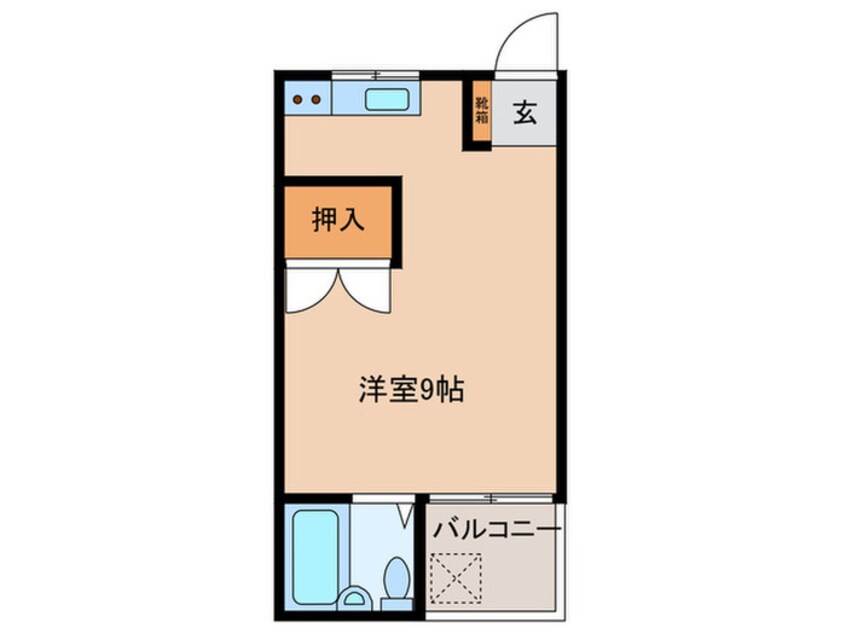 間取図 野村学生マンション　上