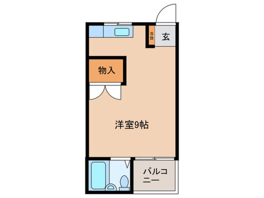 間取図 野村学生マンション　上