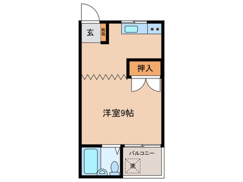 間取図 野村学生マンション　上