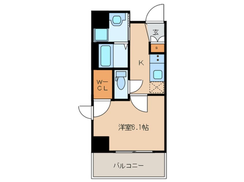 間取図 アスヴェル京都西七条(203)