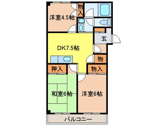 間取図 大川マンション