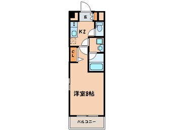 間取図 ア－バンフラッツ五条堀川