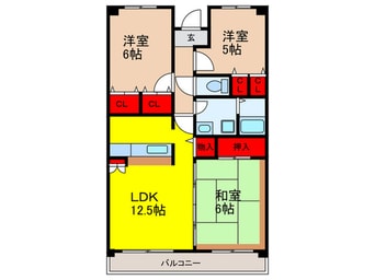 間取図 シティコート豊中二葉町