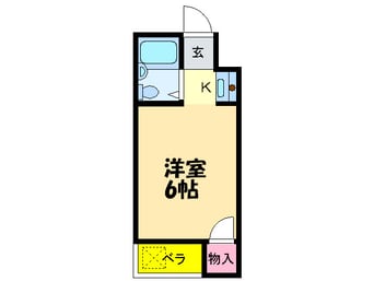 間取図 プレアール北田辺Ⅲ