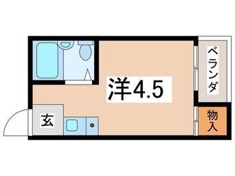 間取図 プレアール北田辺Ⅲ