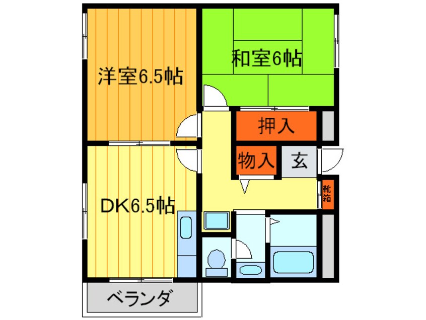 間取図 カ－サ・エスペランサ