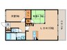ピュアスイ－ト 2LDKの間取り