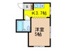 ときわハ－バ－ハイツ 1Kの間取り
