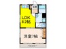 ハイツ77 1LDKの間取り