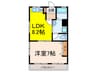 ハイツ77 1LDKの間取り