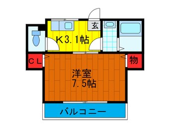 間取図 ファミ－ユ　イシハラ