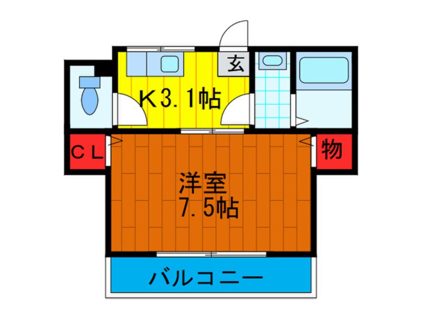 間取図 ファミ－ユ　イシハラ