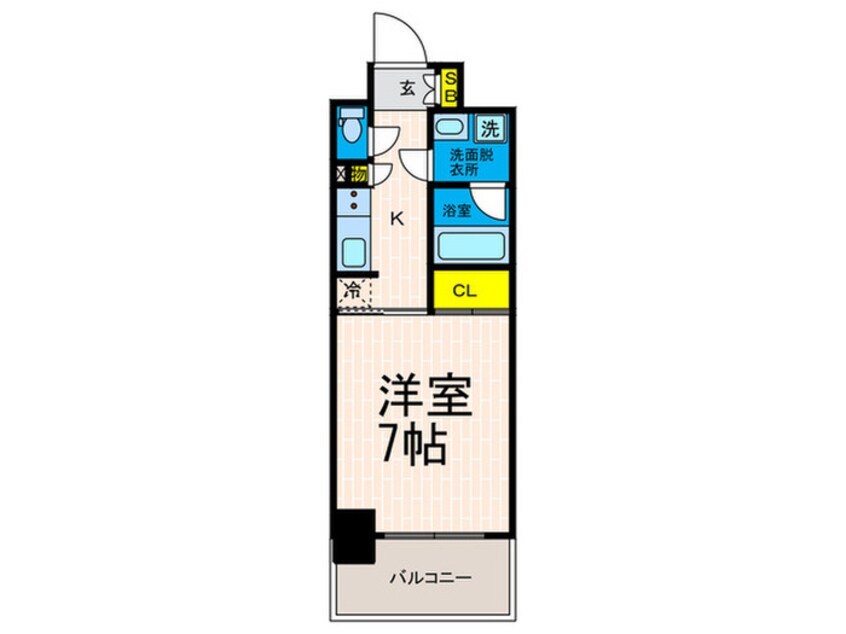 間取図 ア－バネックスみなと元町