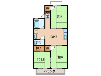 間取図 ＫＭハイツＡ棟