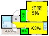 マスタ－ズエル千代田１１ 1Kの間取り