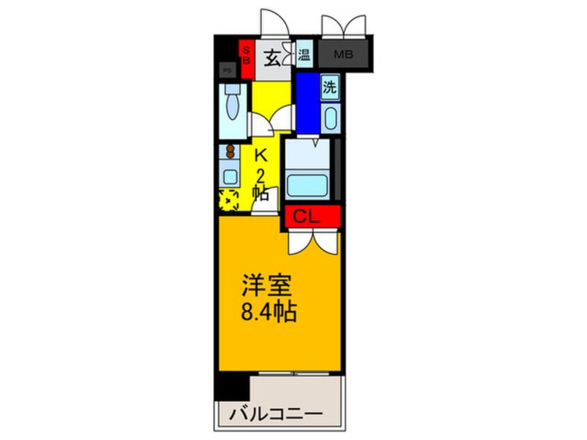 間取図 CASSIA高井田NorthCourt