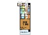 CASSIA高井田NorthCourt 1Kの間取り