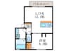 カーサ　ヨシ 1LDKの間取り