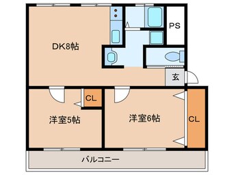 間取図 高津橋農住団地A棟