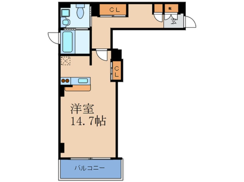 間取図 グランディＴ梅田