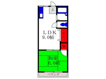 間取図 パナハイツセンリ