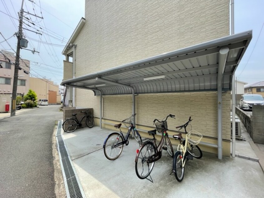 駐輪場 南ハイツ１号棟