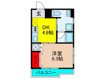 間取図 セイナ古川橋