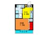 セイナ古川橋 1DKの間取り