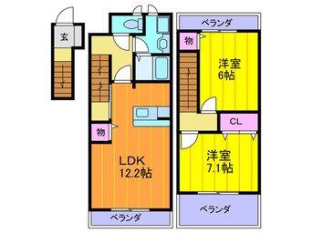間取図 メゾン河北