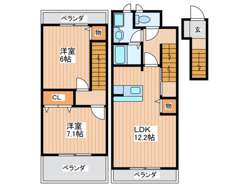 間取図 メゾン河北
