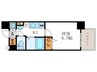 ラナップスクエア京都西陣(705) 1Kの間取り