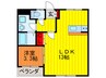 GLANZ HAUS 1LDKの間取り